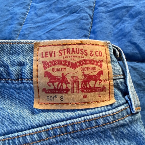Levi’s Denim 501 Straight Leg Jeans - Picture 3 of 4